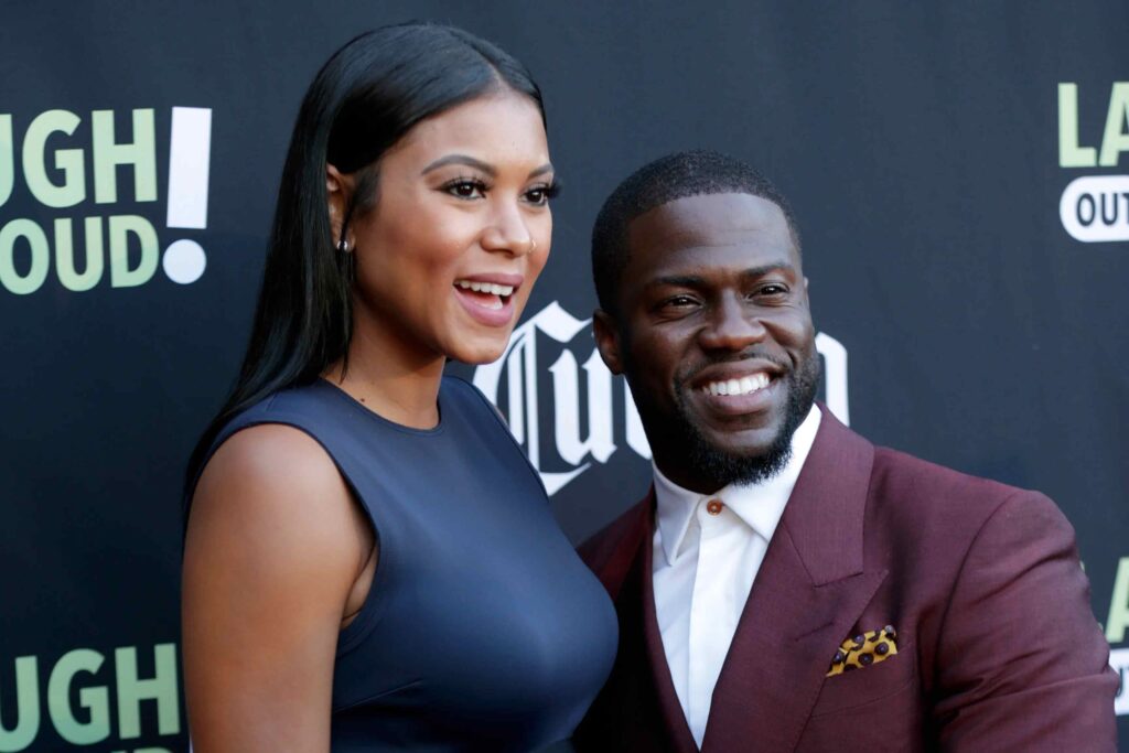 Kevin Hart and his wife Eniko Parrish